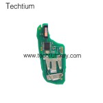 433Mhz ID46 chip 407/HU83 blade 3 button remote key for Citroen